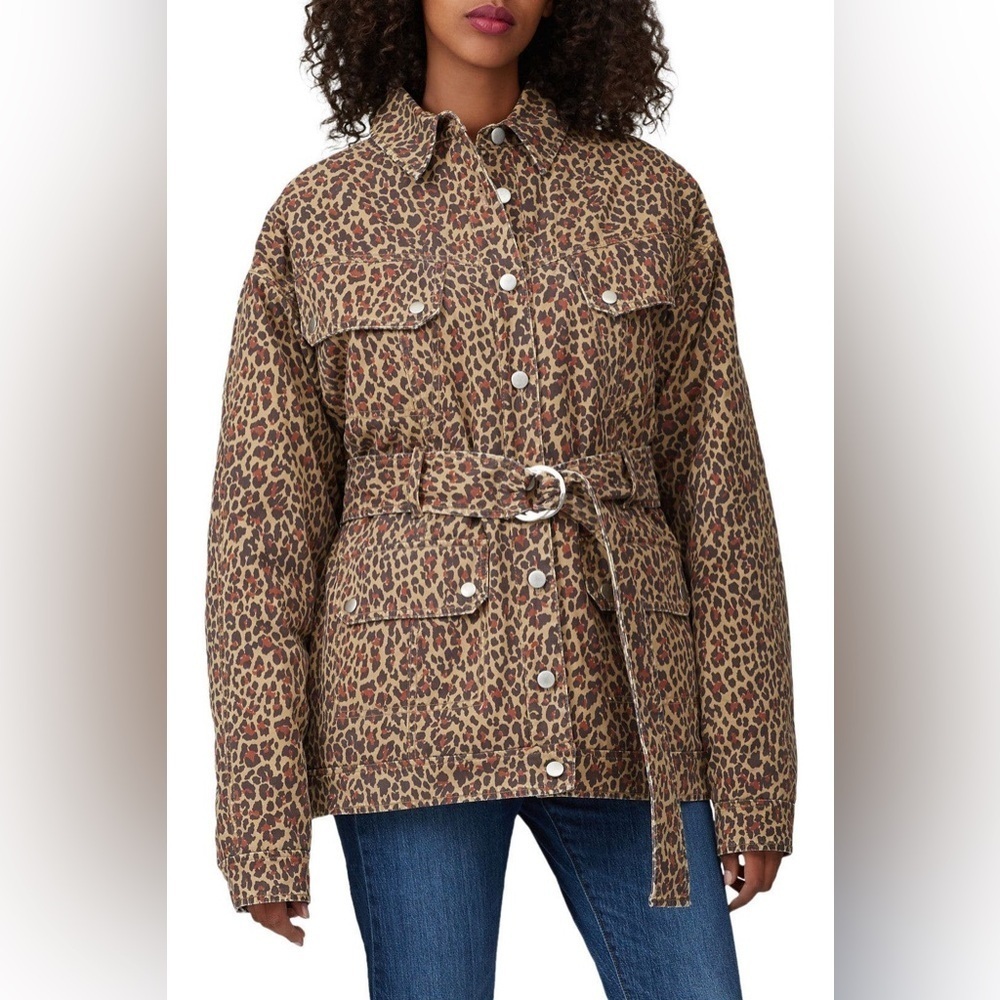 Marissa Webb Ellery Print Anorak Jacket EUC
